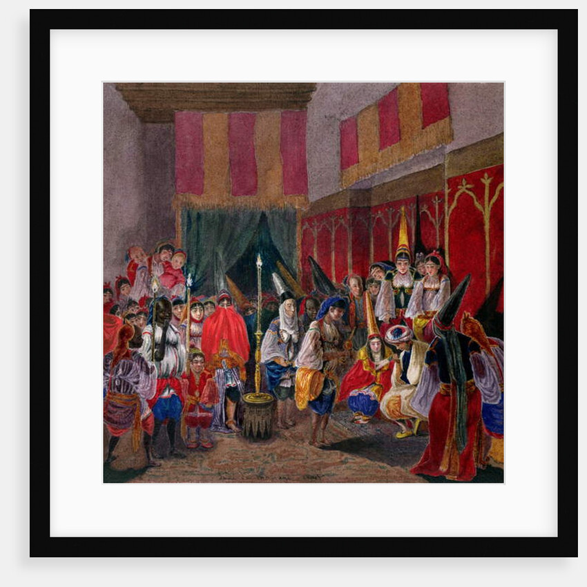 Moorish Wedding in Algeria, c.1840-45 by French School