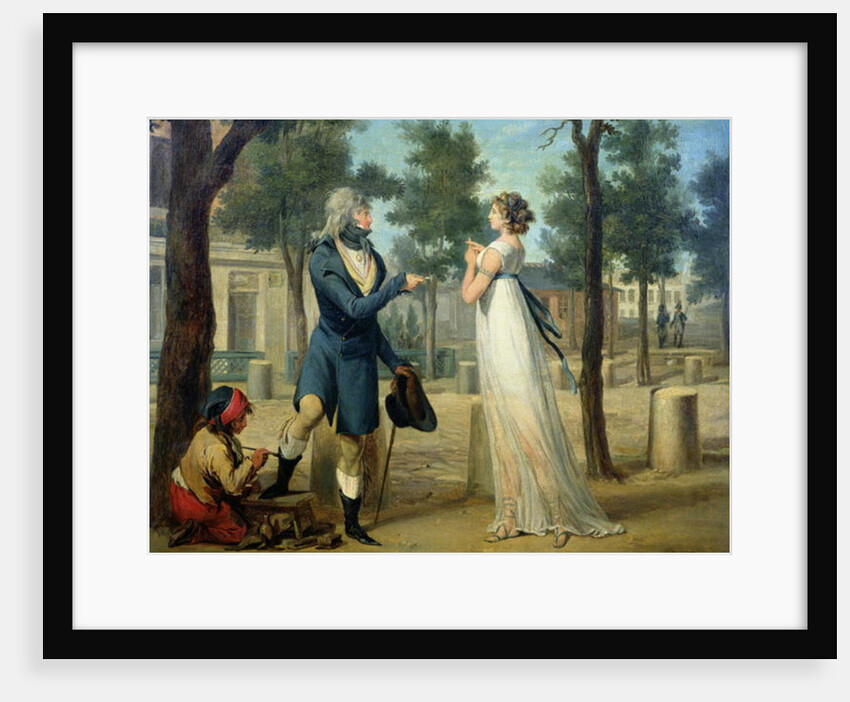 Incroyable et Merveilleuse in Paris, 1797 by Louis Leopold Boilly