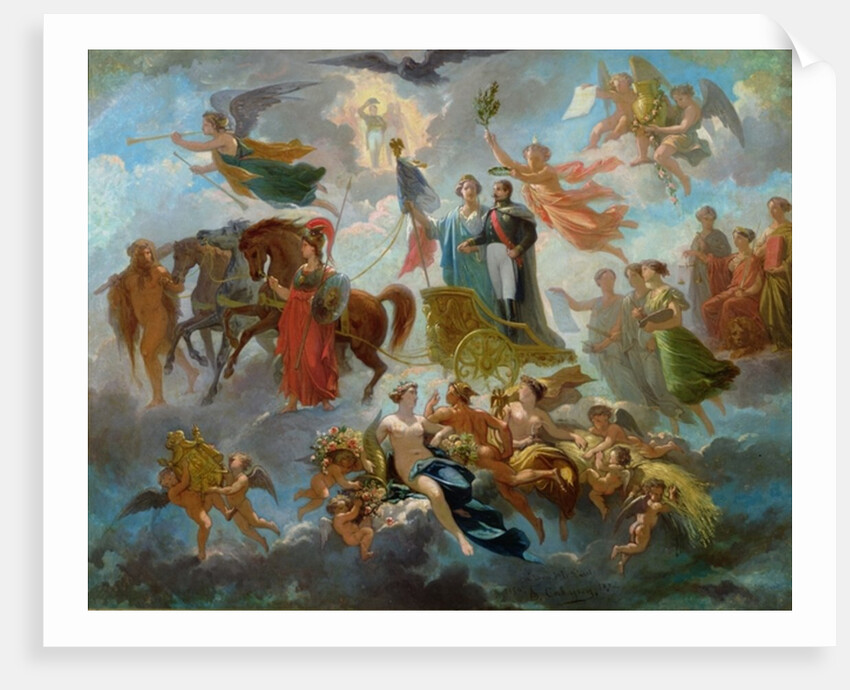 Apotheosis of Napoleon III 1854 by Guillaume-Alphonse Harang Cabasson