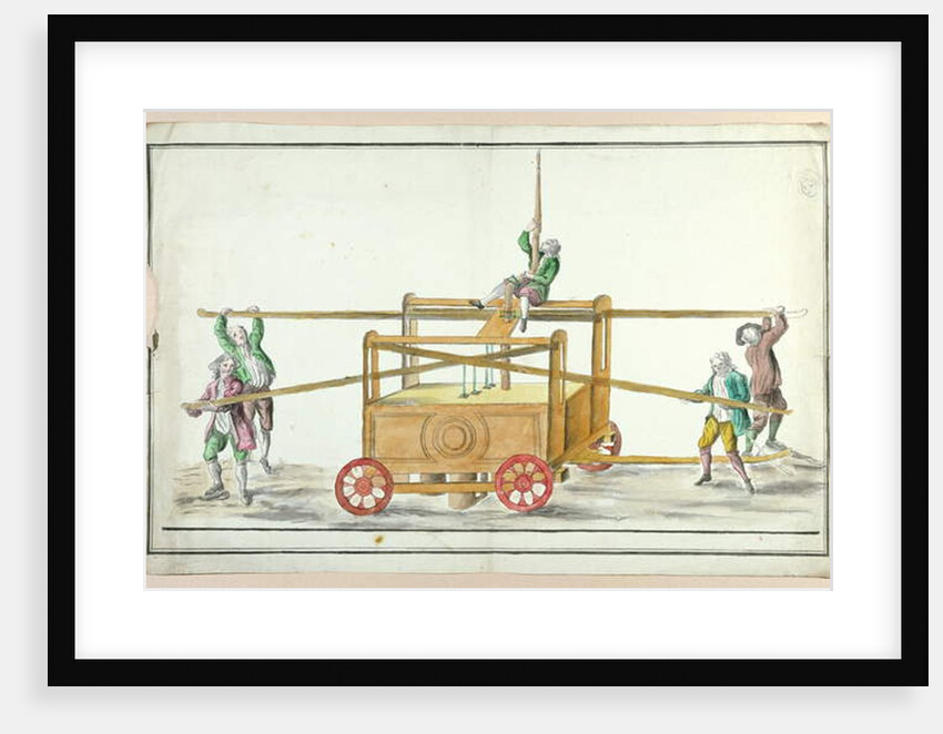 Water pump for extinguishing fires, mid 18th century by French School