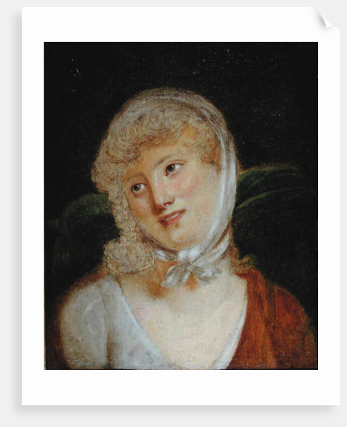 Portrait of Marie Laczinska Countess Walewska by Robert Lefevre