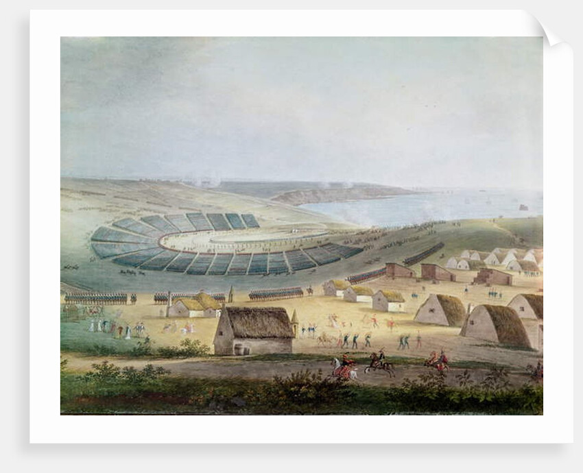 The Camp at Boulogne in July 1804, 1809 by French School
