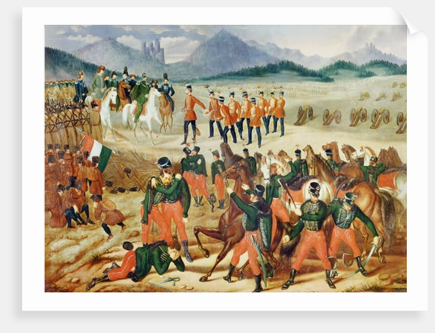 The Defeat of the Hungarian Rebels at Vilgos on 13th August 1849, 1850 by Olajfestmenye Klinovszki