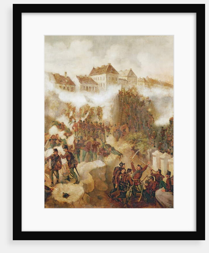 The Recapture of the Buda Fortress by the Hungarian Insurgents on 21st May 1849 by C. Wemik