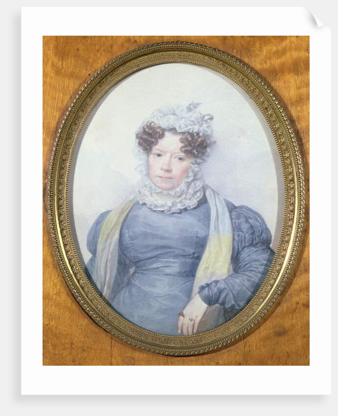 Miniature portrait of Madame Swetchine by French School
