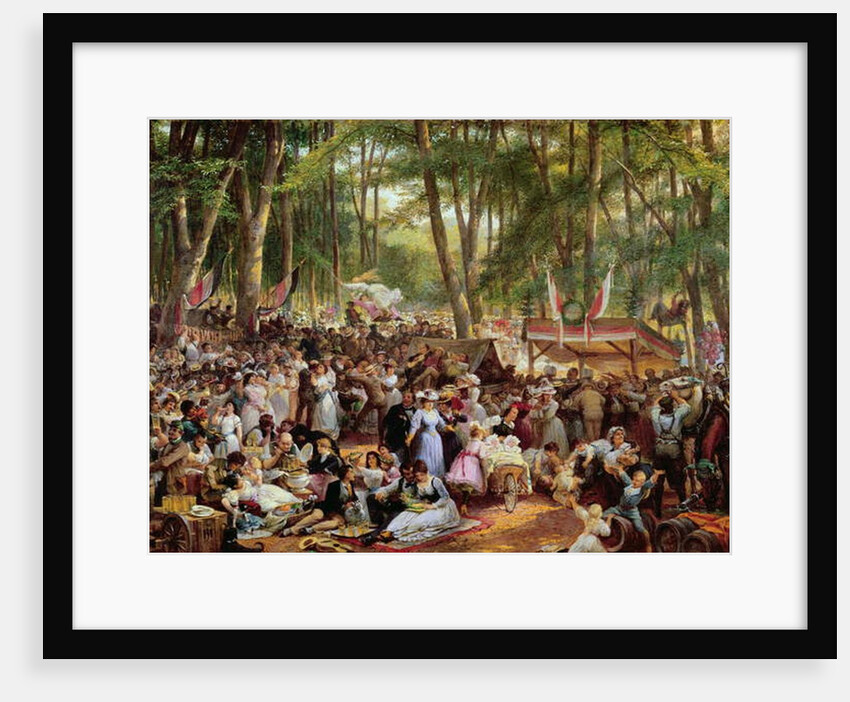 The Waldchestag in 1871 by Johann Heinrich Hasselhorst