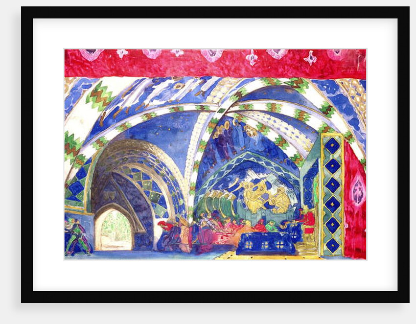 Set Design for 'La Pisanelle, Ou La Mort Parfumee' by Gabriele d'Annunzio, 1913 by Leon Bakst