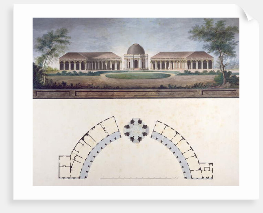 The Temple of the Sun at the Bayreuth Hermitage c.1780 by J. Saher