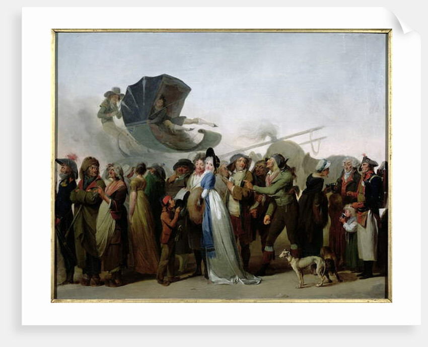 La Marche Incroyable 1795 by Louis Leopold Boilly