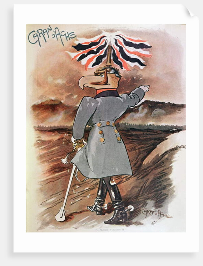 Kaiser Wilhelm II c.1902 by Emmanuel Poire Caran D'Ache