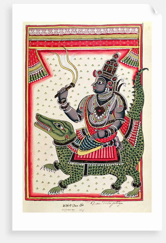 Varuna, God of the Oceans by Indian School