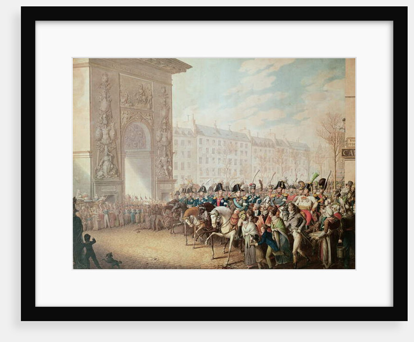 The Entrance of the Emperors into Paris by Georg Emanuel Opitz