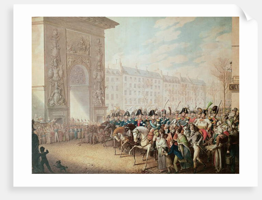 The Entrance of the Emperors into Paris by Georg Emanuel Opitz