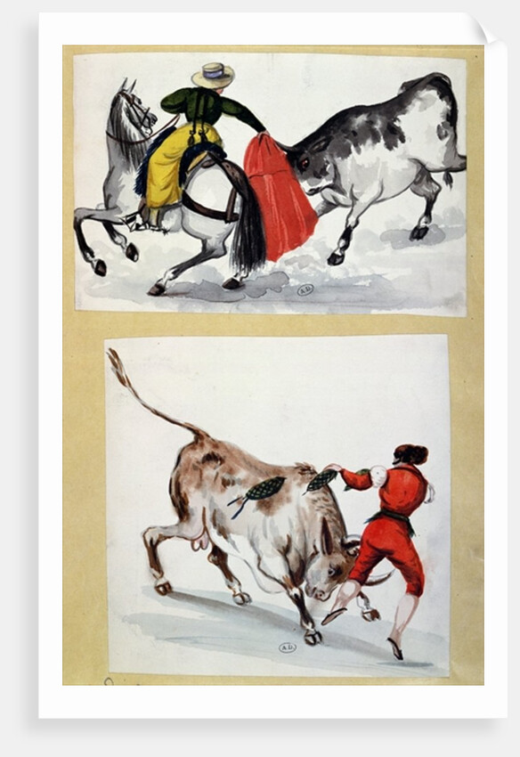 Bullfighters by Spanish School