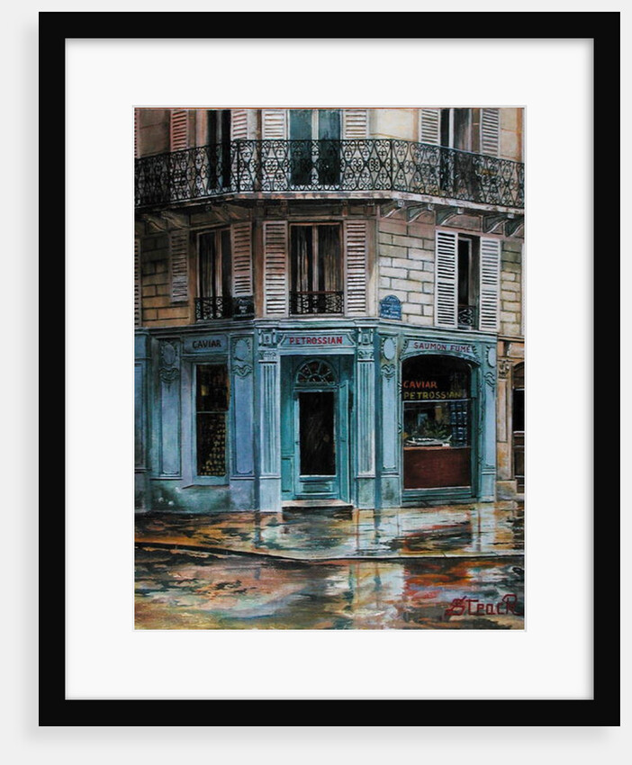 The Petrossian Caviar shop in Paris by French School