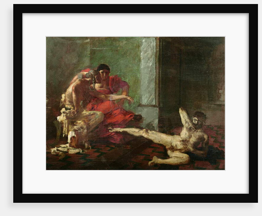 Locusta Testing Poison on a Slave, c.1870-80 by Joseph-Noel Sylvestre