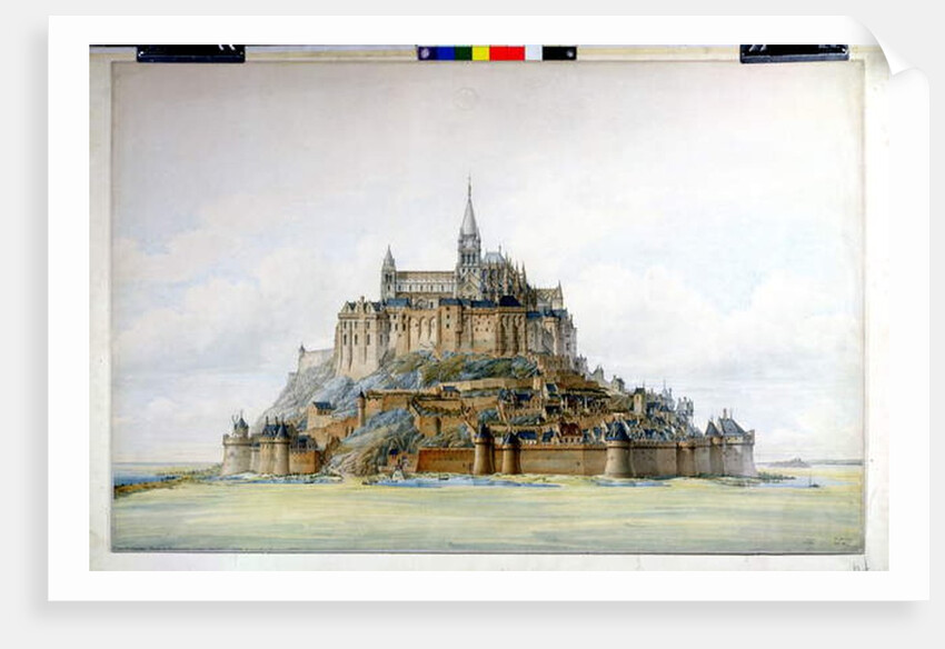 Project for restoration of Mont Saint-Michel, March 1875 by Edouard-Jules Corroyer