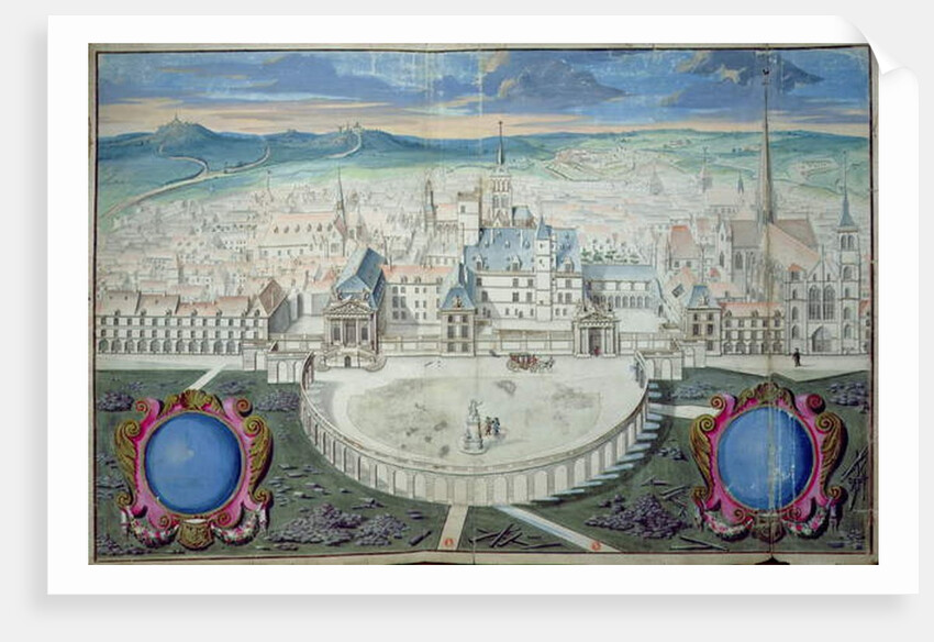 The Palace of the Dukes of Burgundy in Dijon before restoration by Mansart, 1698 by Jules Hardouin Mansart