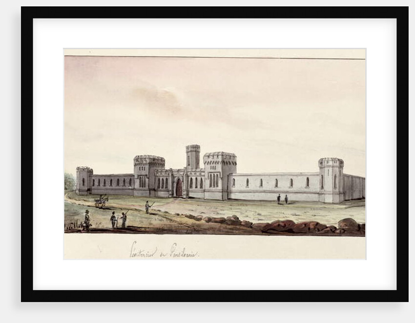 Penitentiary in Pennsylvania, 1831 by Gustave de Beaumont