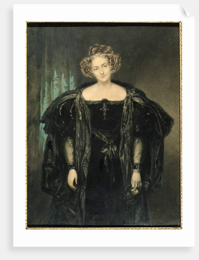 Henriette Sonntag in the role of 'Donna Anna' from the opera 'Don Giovanni' by Mozart by French School