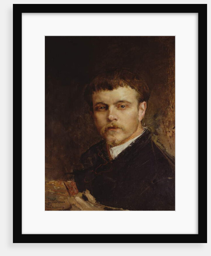 Self portrait of the artist as a young man by Emile Bastien-Lepage
