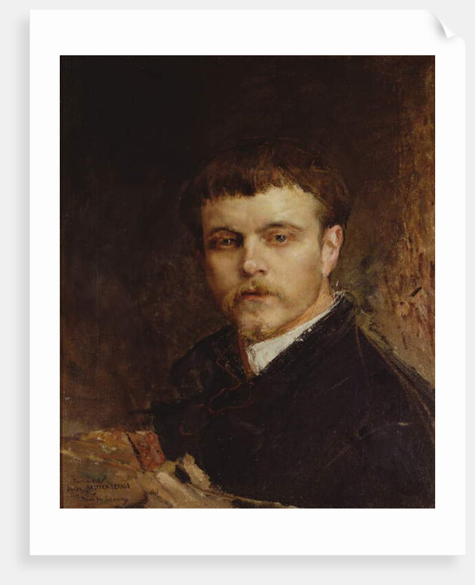 Self portrait of the artist as a young man by Emile Bastien-Lepage