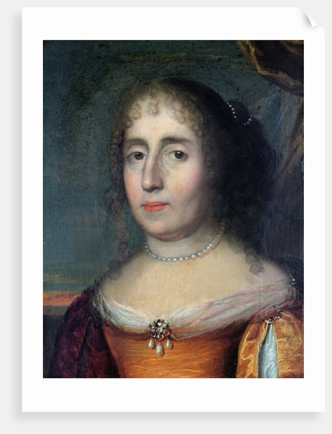 Portrait of Madame de Scudery by French School