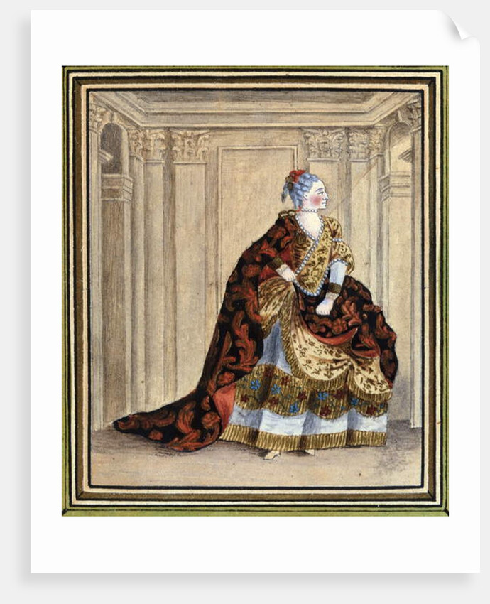 Mlle Clairon in the role of Pulcherie in 'Heraclius' by Corneille by French School