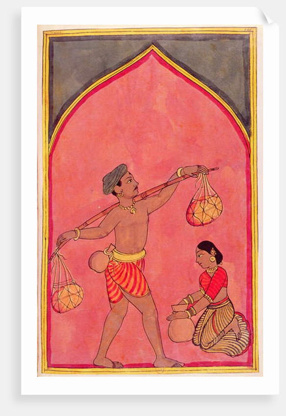 The Travelling Apothecary by Indian School