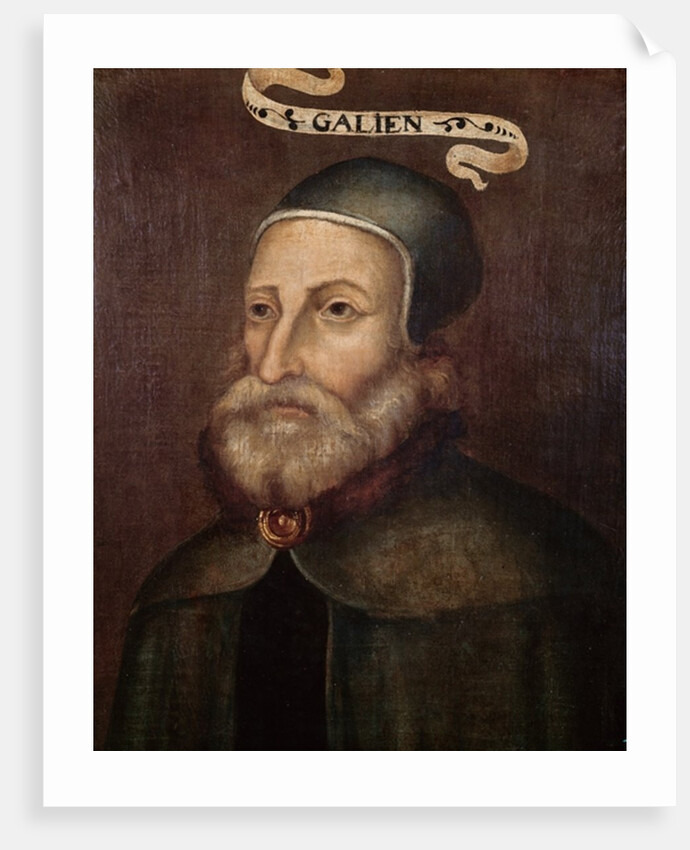 portrait of Claudius Galenus by French School