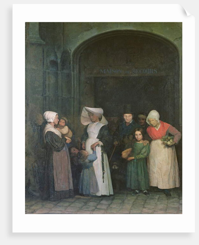 The House of Refuge, c.1840 by Alphonse Louis Pierre Trimolet