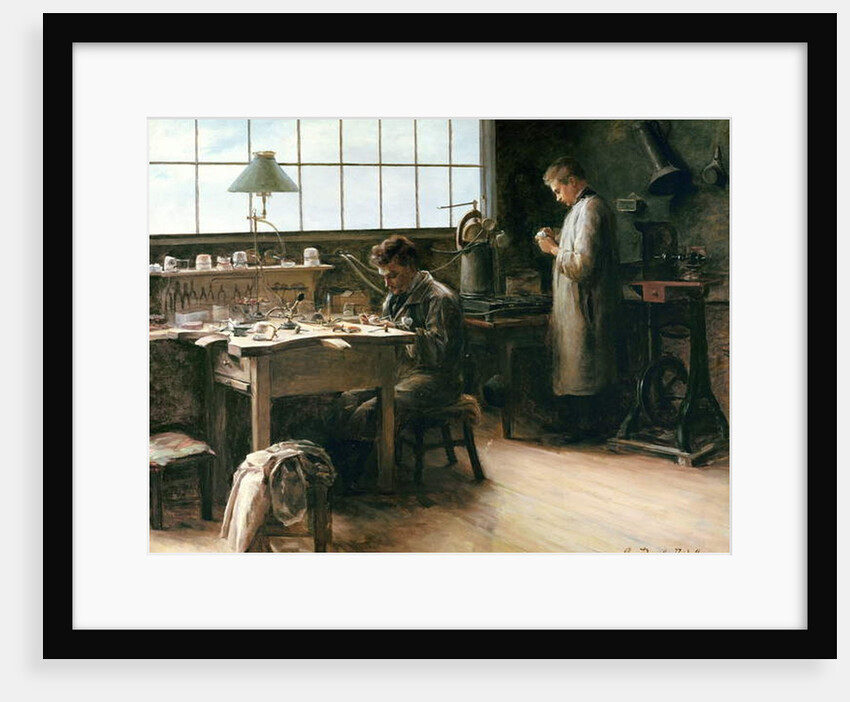 The False Teeth Workshop, c.1880 by C. Durif-Bedel