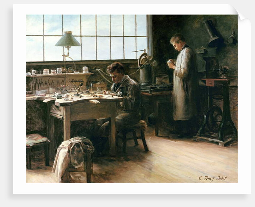 The False Teeth Workshop, c.1880 by C. Durif-Bedel
