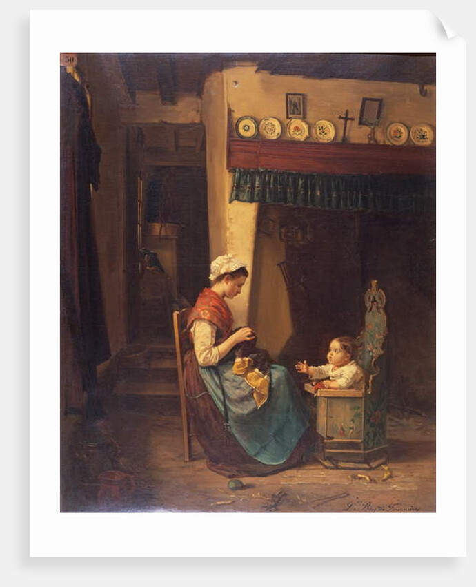 Mother and Child by Louise Becq de Fouquieres