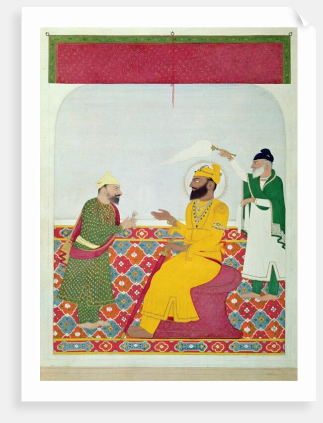 Guru Govind Singh 1815-25 by Indian School