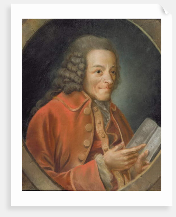 Portrait of Voltaire by Jean Huber
