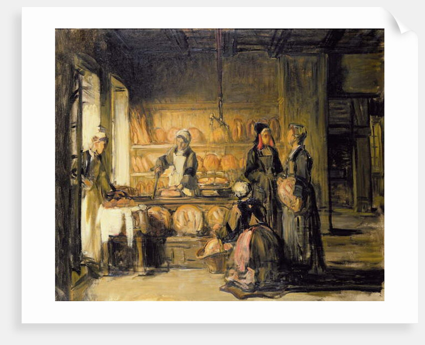 Interior of a Breton Boulangerie, c.1906 by Joseph Bail