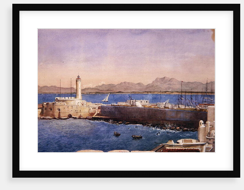 The Harbour and Jetty at Algiers, c.1830 by Theodore Leblanc