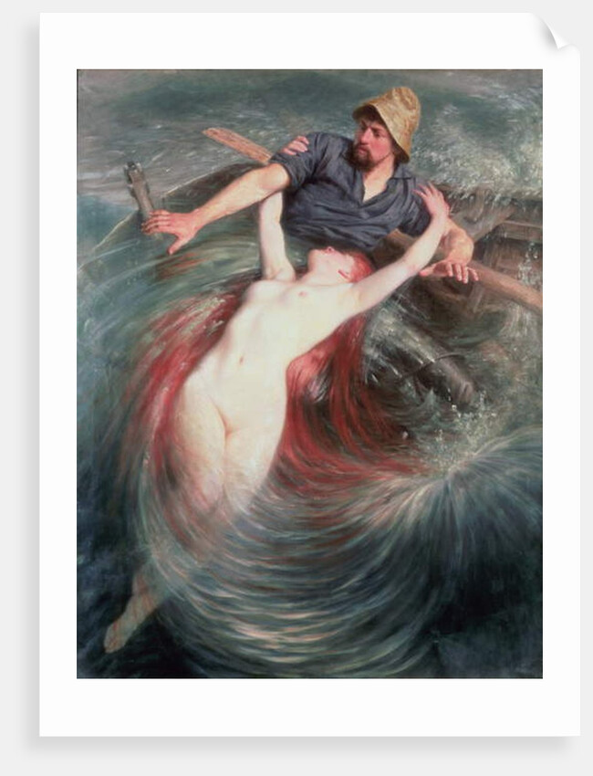 The Fisherman and the Siren by Knut Ekvall