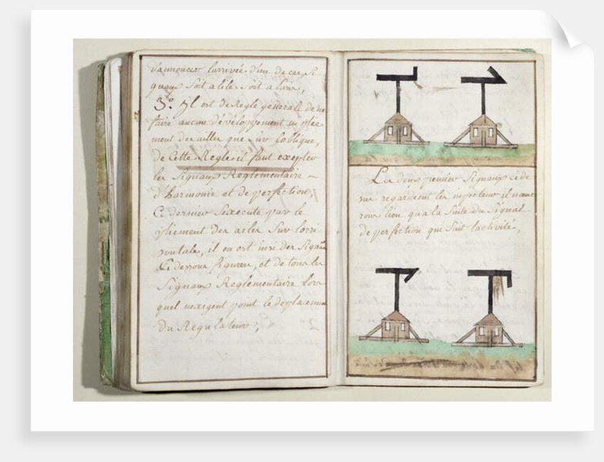 Semaphore Signalling System, c.1794 by Claude Chappe