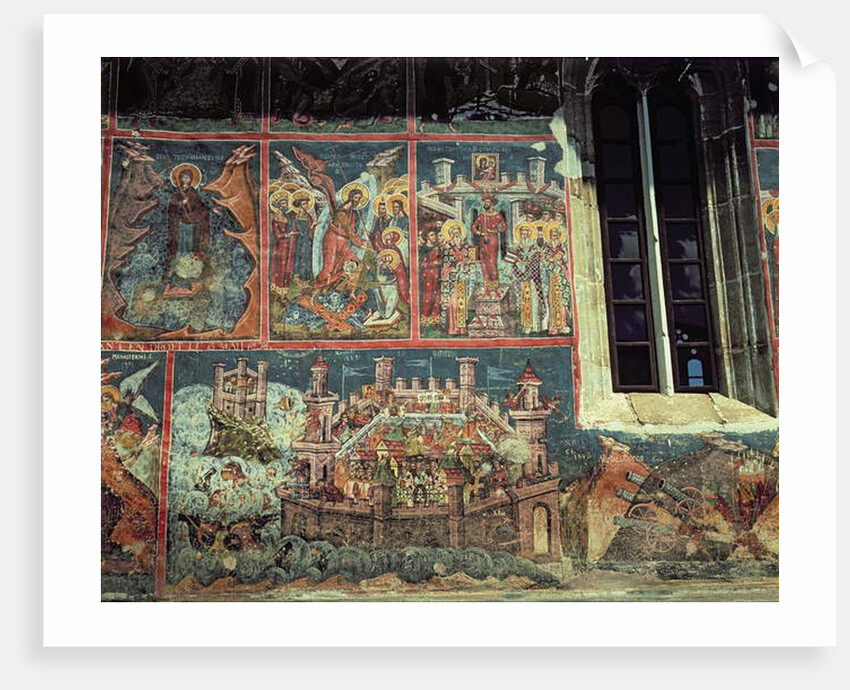 Siege of Constantinople by Sultan Mehmet II in 1453 by Romanian School