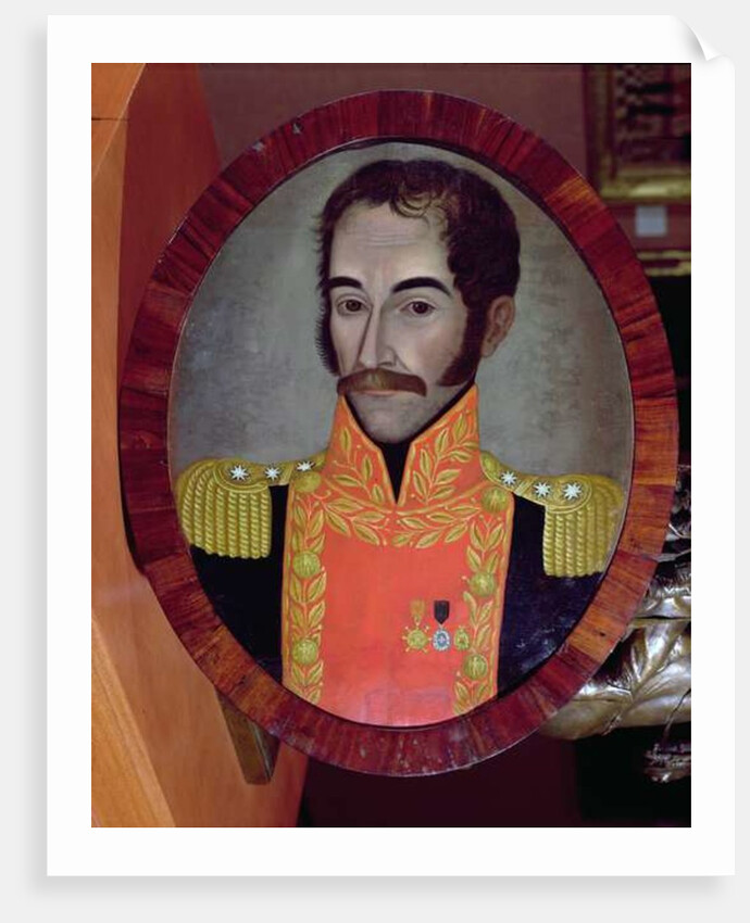 Portrait of Simon Bolivar, c.1820 by Pedro Jose de Figueroa