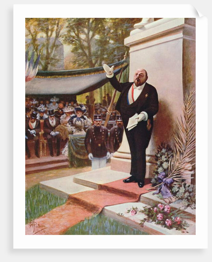 Inauguration of a Monument, 1905 by Albert Guillaume