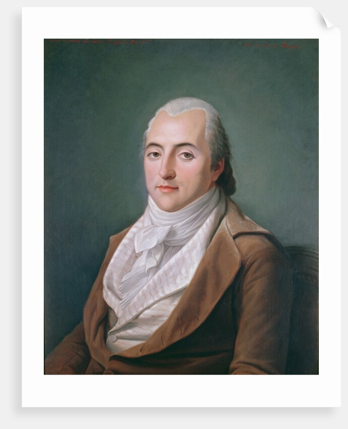 Portrait of Claude Henri de Rouvroy, Count of Saint-Simon, aged 35, 1848 by Hippolyte Ravergie