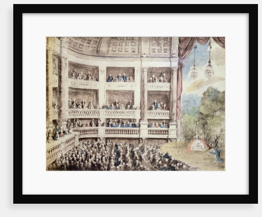 Scene at the Opera, c.1760 by Gabriel de (after) Saint-Aubin