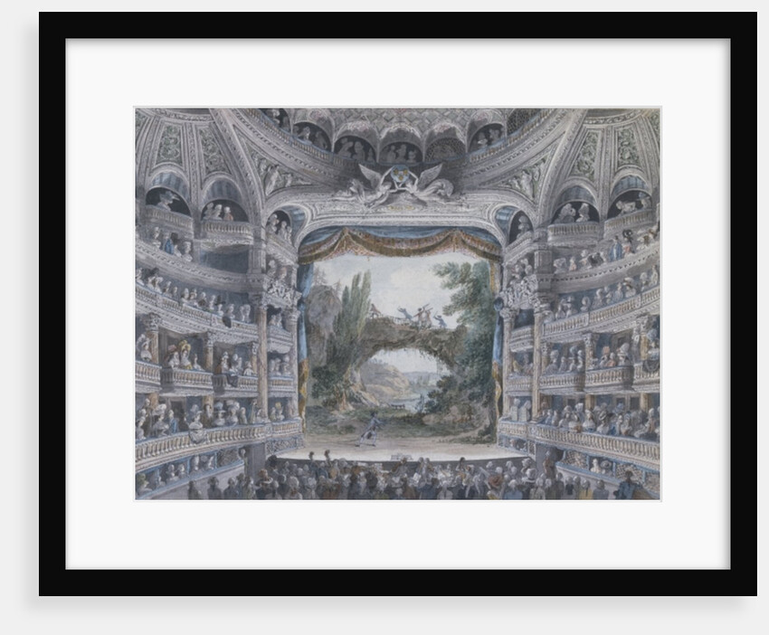 The Comedie Francaise, c.1791 by Meunier