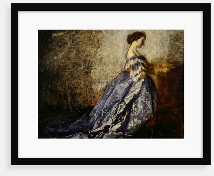 Portrait of Empress Eugenie of France by Thomas Couture