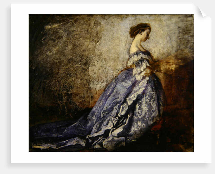 Portrait of Empress Eugenie of France by Thomas Couture