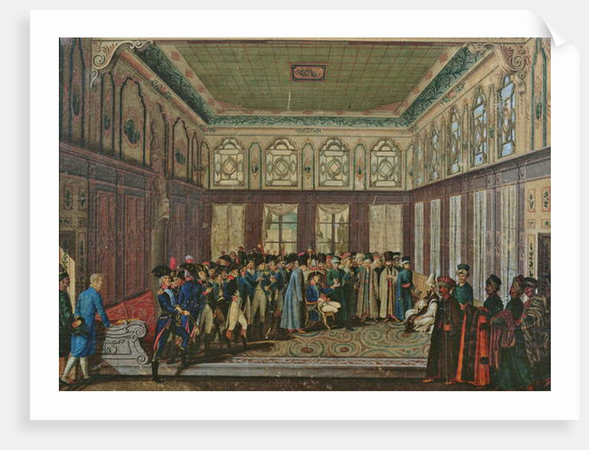 General Aubert du Bayet being received by the Ottoman Grand Vizier in Constantinople in 1796 by Antoine-Laurent Castellan
