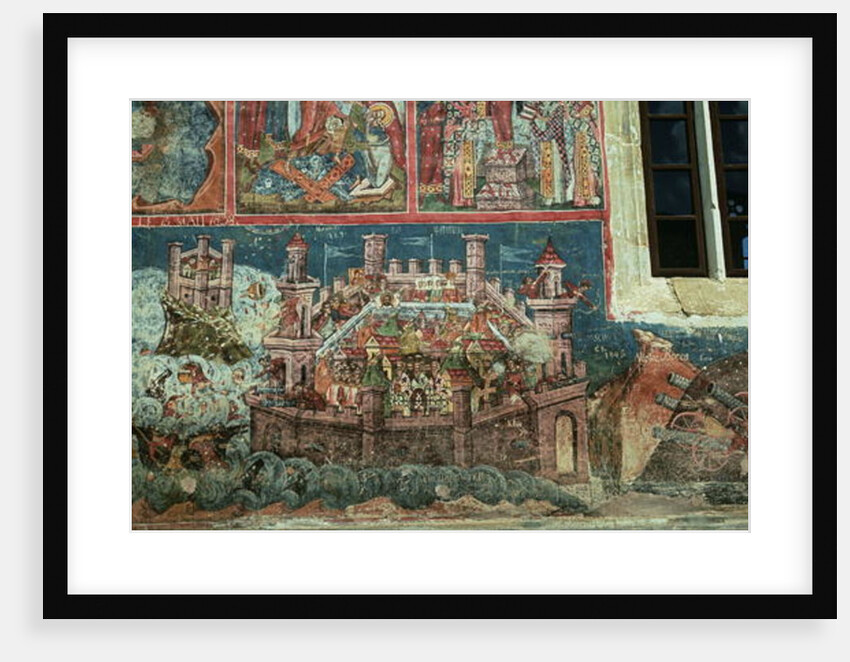 Siege of Constantinople by Sultan Mehmet II in 1453 by Romanian School